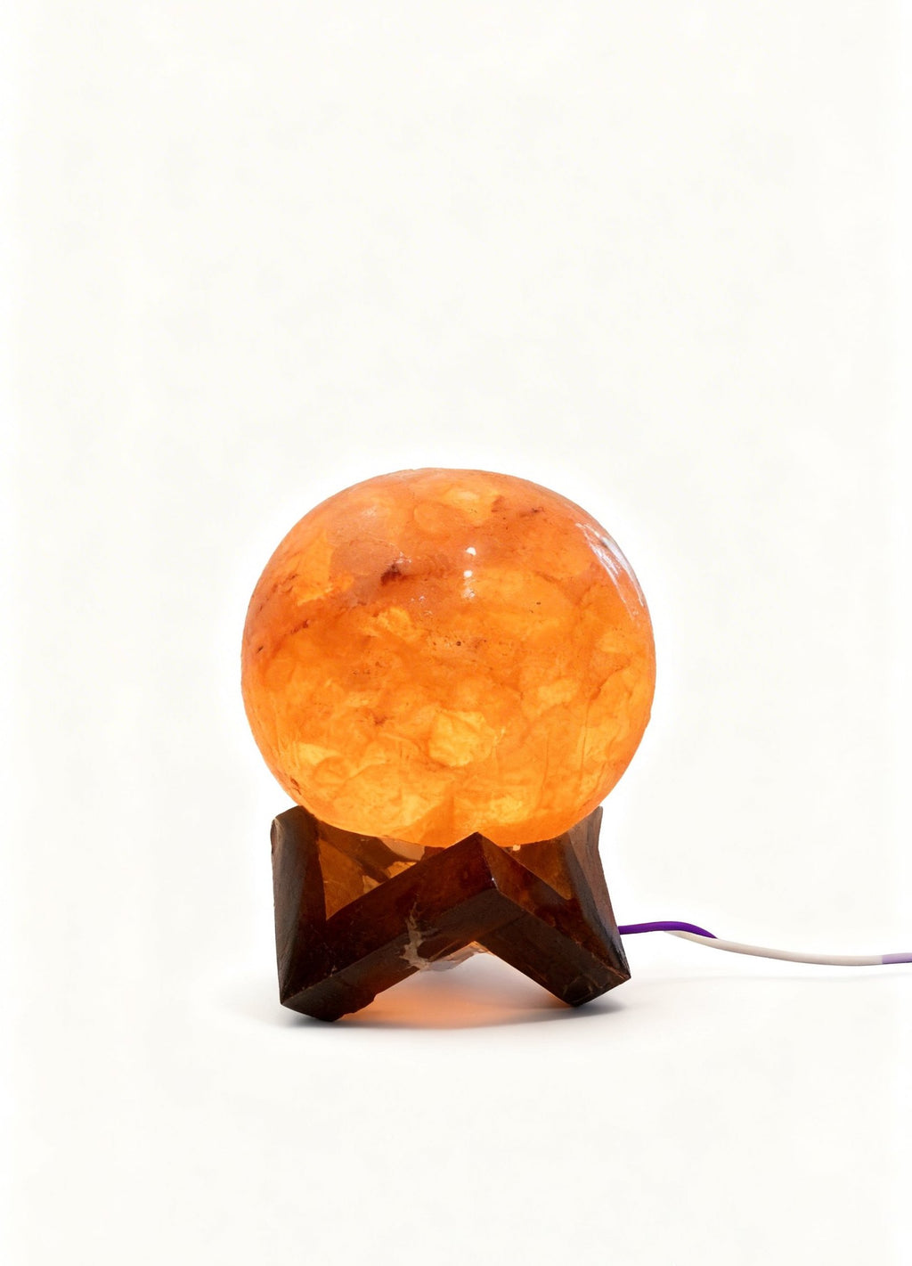 Polished Sphere Pink Salt Lamp☀️🔮