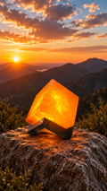 Handcrafted Himalayan Pink Salt Pyramid Lamp