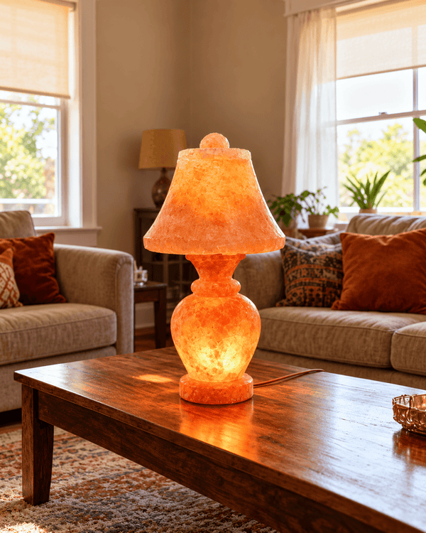 Artisan Himalayan Pink Salt Table Lamp | Home Decor Pakistan