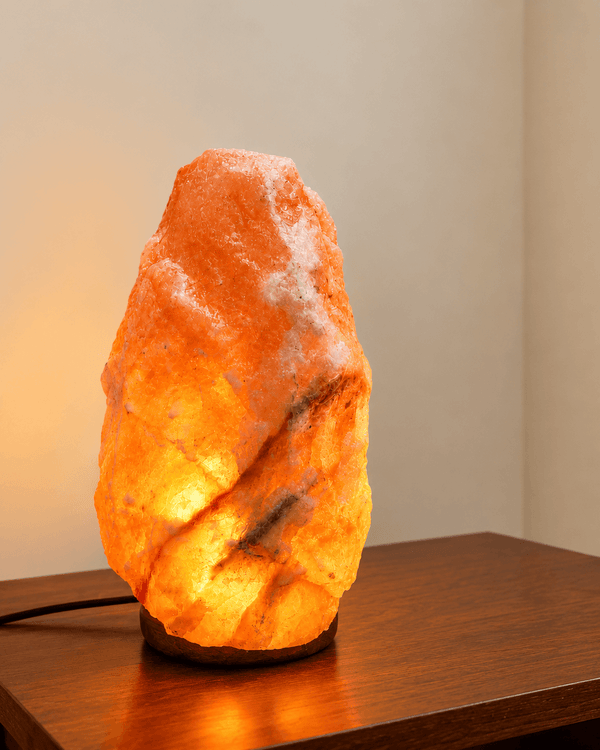 Natural Shaped Himalayan Salt Lamp | Raw Pink Salt Decor Pakistan