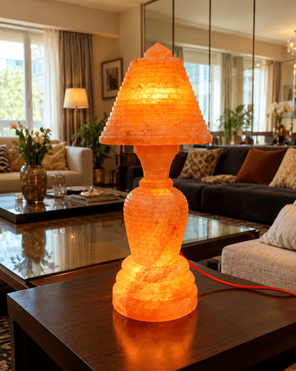 Luxury XL Himalayan Salt Lamp | Large Pink Salt Statement Decor Pakistan