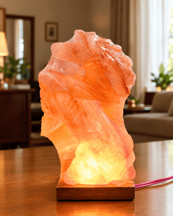 Horse Carved Himalayan Pink Salt Lamp | Pakistan Handmade Decor