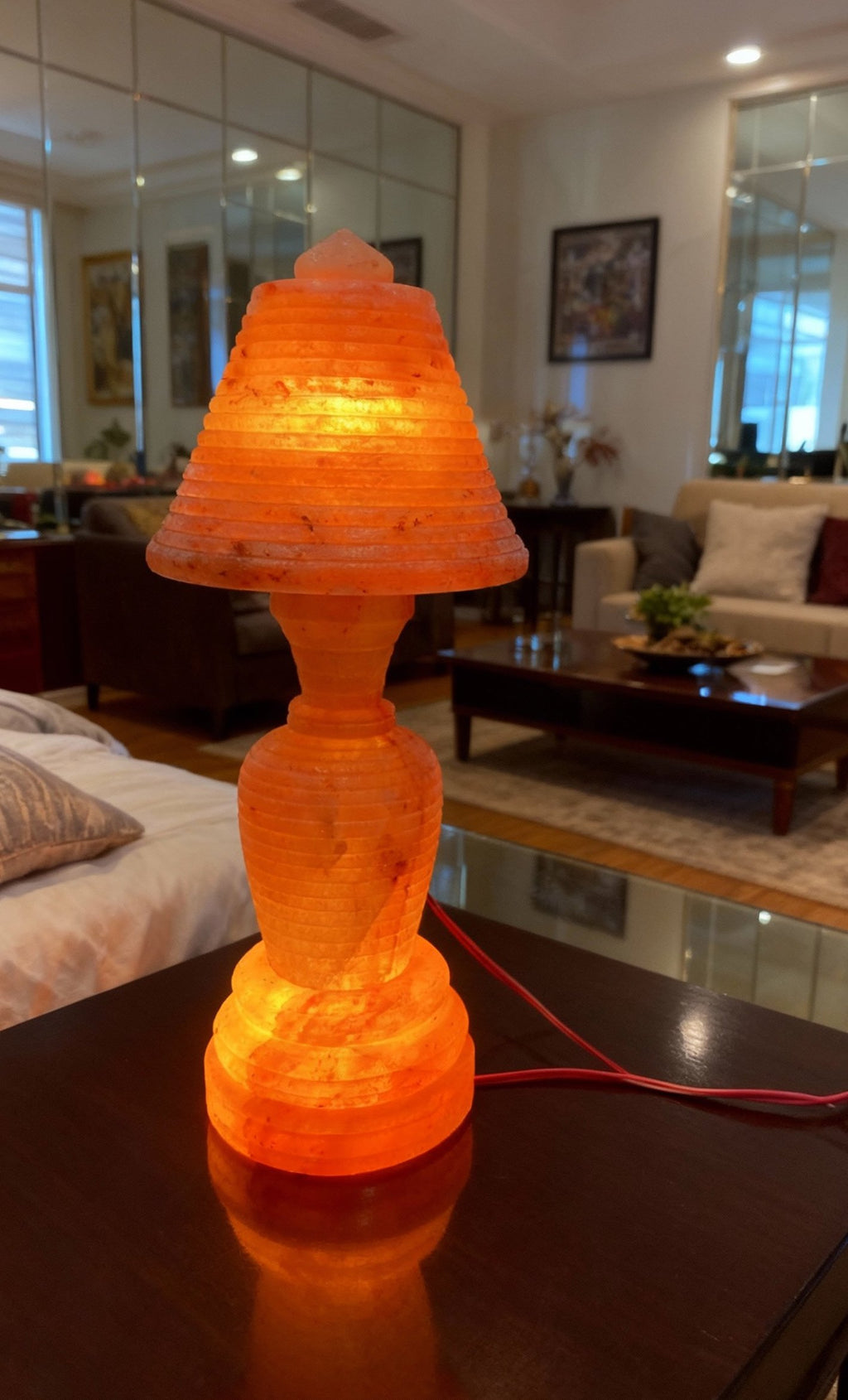 The Ultimate Statement Piece ✨ Our Luxury Salt Lamp