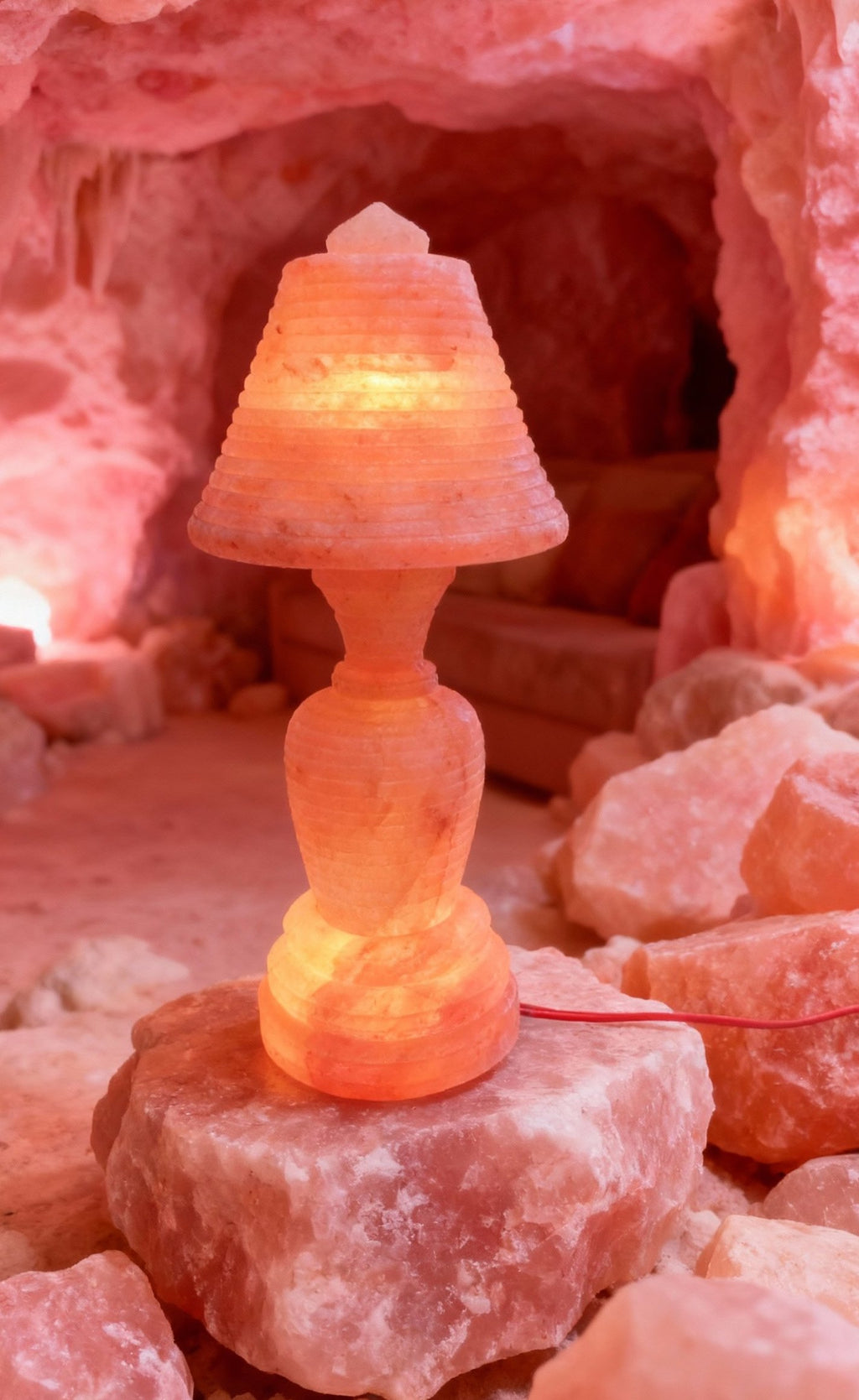 The Ultimate Statement Piece ✨ Our Luxury Salt Lamp