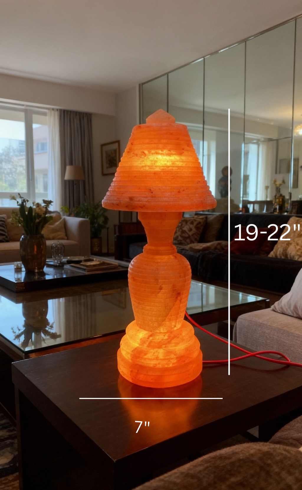 The Ultimate Statement Piece ✨ Our Luxury Salt Lamp