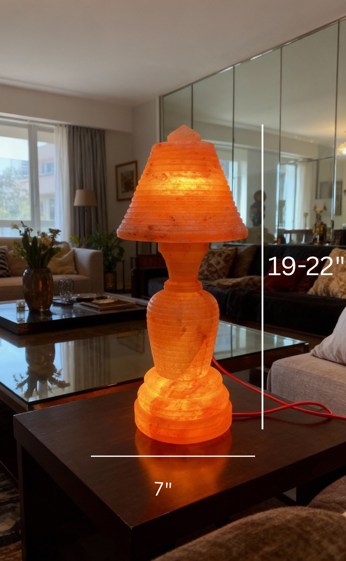 The Ultimate Statement Piece ✨ Our Luxury Salt Lamp