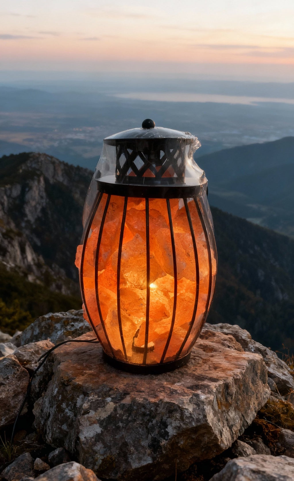 Get Cozy with Our 'Laal Tan' (Lantern) Salt Lamp! 🏮🔥