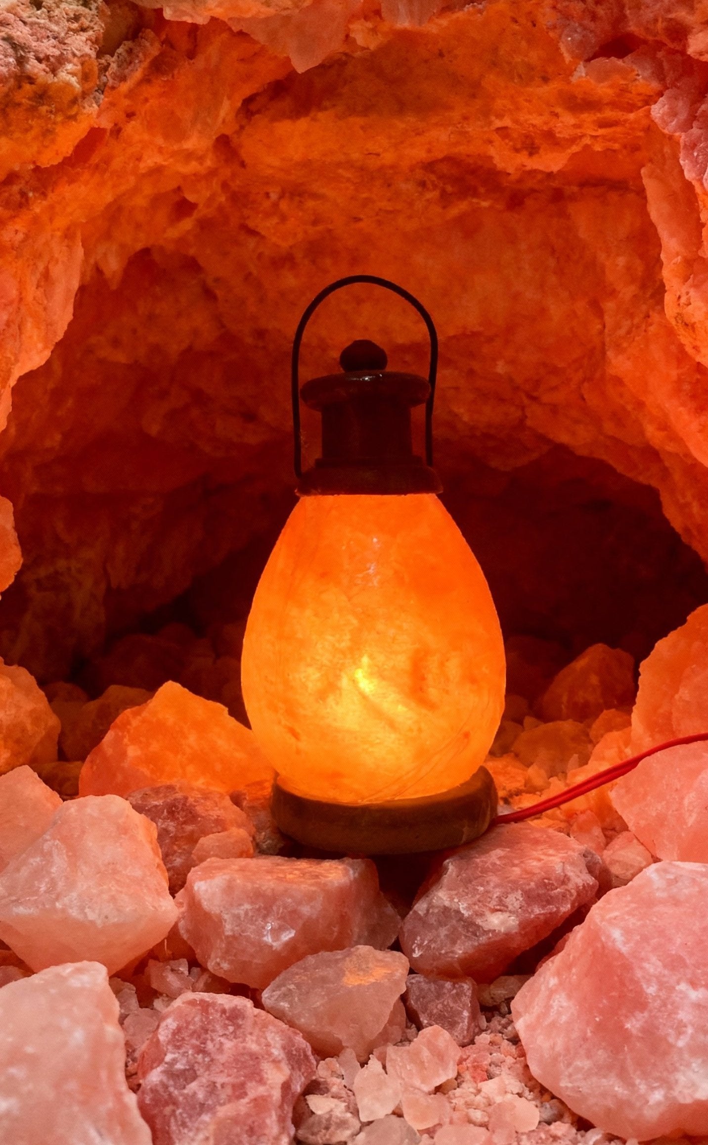 Light the Way with Our Classic Salt Lantern! 🏮✨