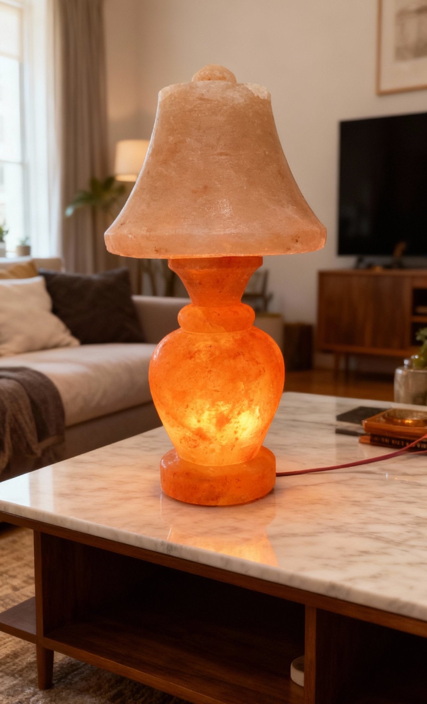 The Artisan Salt Table Lamp ✨